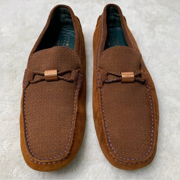 Ted Baker Men\'s Tan Carlsun 2 Driver Suede Moccasins Slip-on Loafers UK 8 / US 9 main image 14